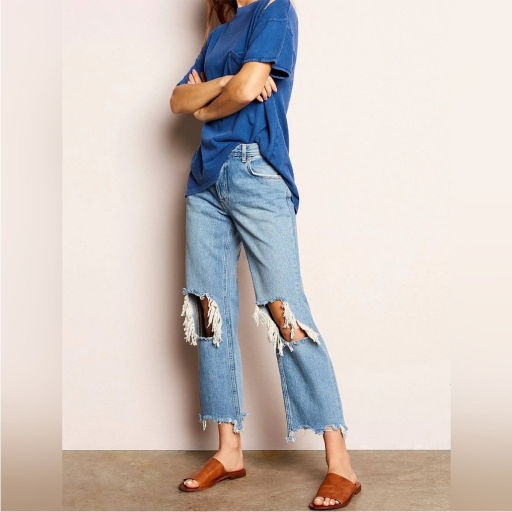 •new• FREE PEOPLE - WE THE FREE Maggie Mid Rise